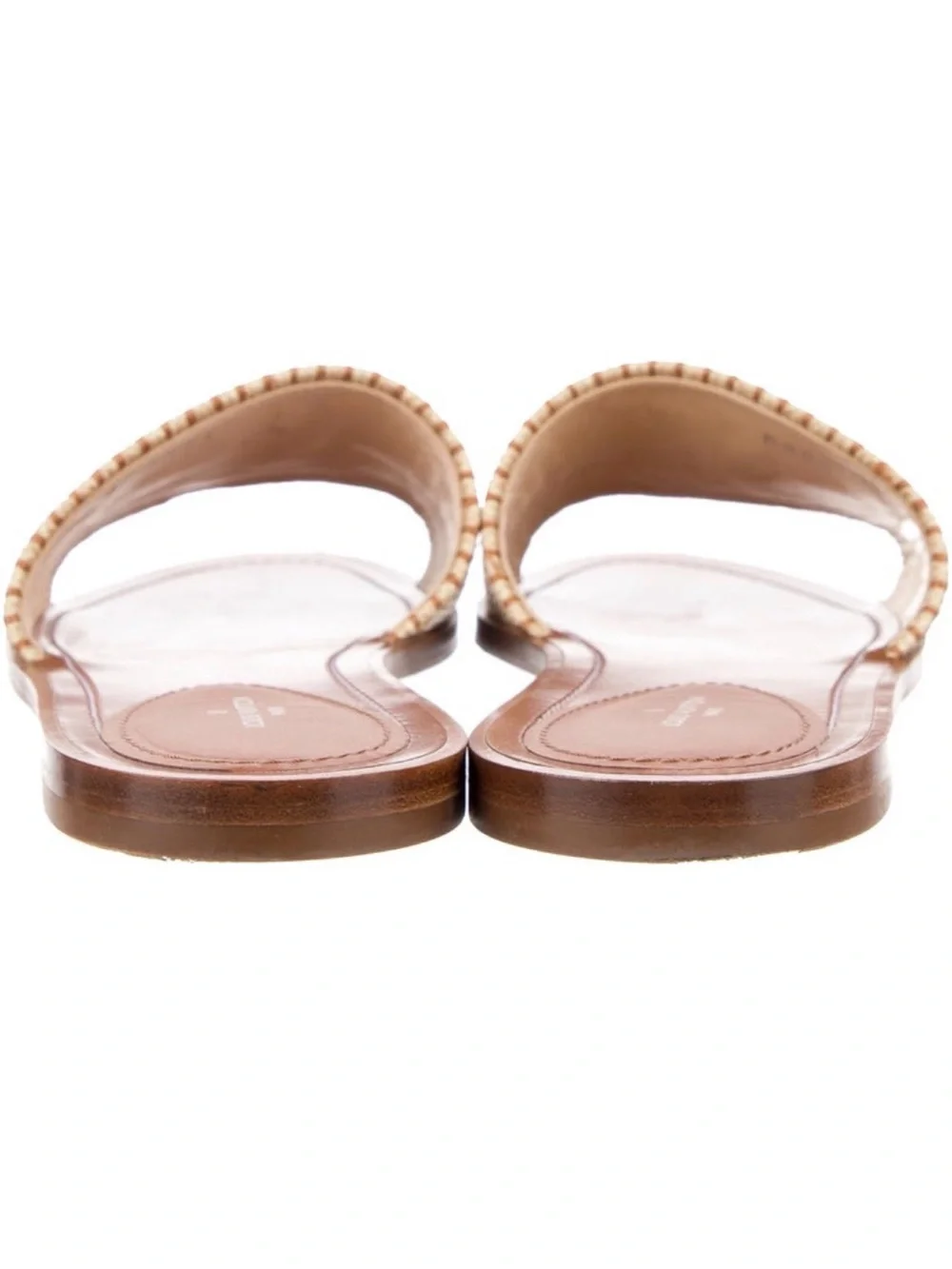 Louis Vuitton Lock It Flat Mule in Monogram Raffia
